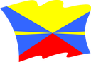 The Flag of Réunion Wavy II