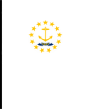 The Flag of Rhode Island Pole Flag III