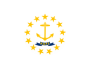 The Flag of Rhode Island Wavy I