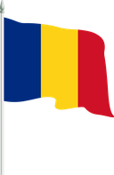 The Flag of Romania Pole Flag II