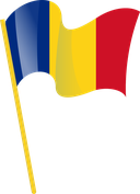The Flag of Romania Pole Flag I