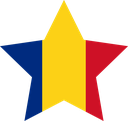 The Flag of Romania Star