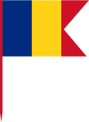 The Flag of Romania V Cut