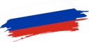The Flag of Russia Brused