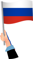 The Flag of Russia Handheld