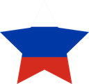 The Flag of Russia Star