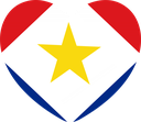 The Flag of Saba Heart