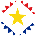 The Flag of Saba Star Burst
