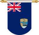 The Flag of Saint Helena Hanging Banner II