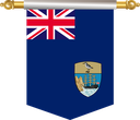 The Flag of Saint Helena Hanging Banner III