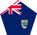 The Flag of Saint Helena Pentagon