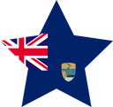 The Flag of Saint Helena Star