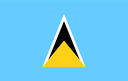 The Flag of Saint Lucia