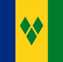 The Flag of Saint Vincent and the Grenadines Square