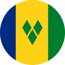 The Flag of Saint Vincent and the Grenadines Round
