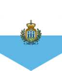 The Flag of San Marino Hexagon II