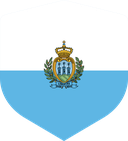 The Flag of San Marino Shielded I