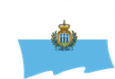 The Flag of San Marino Wavy II