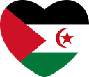 The Flag of Sahrawi Arab Heart