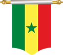 The Flag of Senegal Hanging Banner I