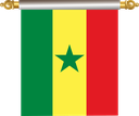 The Flag of Senegal Hanging Banner IV