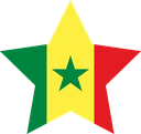The Flag of Senegal Star