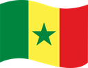 The Flag of Senegal Wavy I