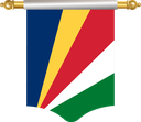 The Flag of Seychelles Hanging Banner I
