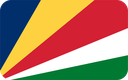 The Flag of Seychelles Rounded Rectangle