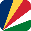 The Flag of Seychelles Rounded Square