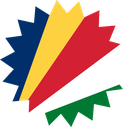 The Flag of Seychelles Star Burst