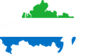 The Flag of Sierra Leone Map