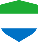 The Flag of Sierra Leone Shielded I