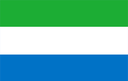 The Flag of Sierra Leone