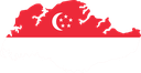 The Flag of Singapore Map