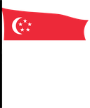 The Flag of Singapore Pole Flag III