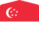 The Flag of Singapore Shielded I