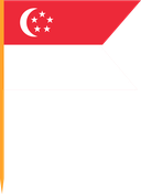 The Flag of Singapore V Cut