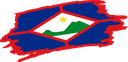 The Flag of Sint Eustatius Brushed