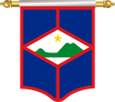 The Flag of Sint Eustatius Hanging Banner I