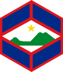 The Flag of Sint Eustatius Hexagon II