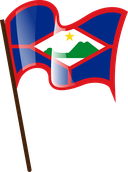 The Flag of Sint Eustatius Pole Flag I