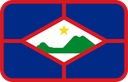 The Flag of Sint Eustatius Rounded Rectangle