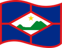The Flag of Sint Eustatius Wavy I