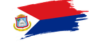 The Flag of Sint Maarten Brushed