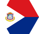 The Flag of Sint Maarten Hexagon I