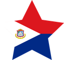 The Flag of Sint Maarten Star