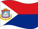 The Flag of Sint Maarten Wavy I