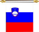The Flag of Slovenia Hanging Banner IV