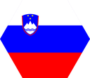 The Flag of Slovenia Hexagon I
